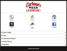 Tablet Screenshot of carbonesnewprague.com